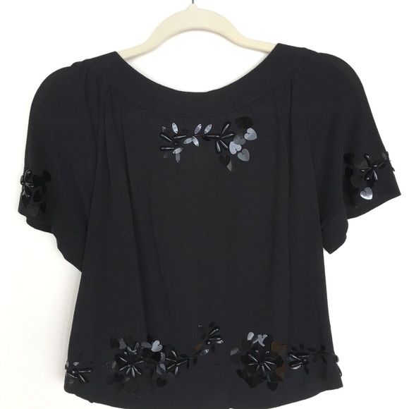 EUC Nanette Lepore Embellished Sweater - Picture 4 of 5